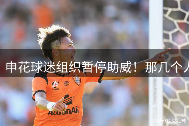 申花球迷组织暂停助威！那几个人终于意识到，他们惹出大祸了